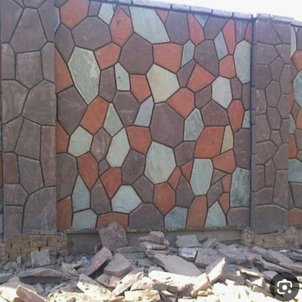 پخش و اجرای سنگ کوهی ورقه ای خوش اندام در دماوند